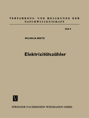 cover image of Elektrizitätszähler